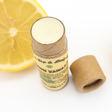 Load image into Gallery viewer, Lemon Vanilla Lip Balm - Zero Waste Lip and Body Balm
