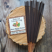 Load image into Gallery viewer, Ambered Tobacco Leaf Hand Dipped Incense Sticks - 20 Pack