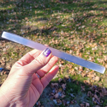 Load image into Gallery viewer, Chakra Selenite Stick - 8 inch