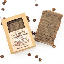 Load image into Gallery viewer, Cafe Mocha Vegan Soap with Cocoa Butter - Coffee Soap