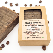 Load image into Gallery viewer, Cafe Mocha Vegan Soap with Cocoa Butter - Coffee Soap