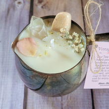 Load image into Gallery viewer, Vintage Cream and Sugar Bowl Candle Set with Tray