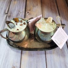 Load image into Gallery viewer, Vintage Cream and Sugar Bowl Candle Set with Tray