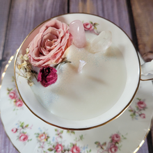 Load image into Gallery viewer, Vintage Tea Cup Candle (Love Spell)