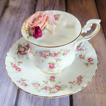 Load image into Gallery viewer, Vintage Tea Cup Candle (Love Spell)