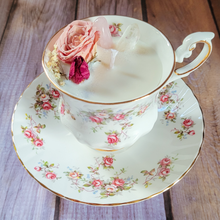 Load image into Gallery viewer, Vintage Tea Cup Candle (Love Spell)
