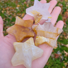 Load image into Gallery viewer, Golden Healer Quartz Star Carving - Golden Healer Quartz Crystal