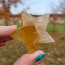 Load image into Gallery viewer, Golden Healer Quartz Star Carving - Golden Healer Quartz Crystal