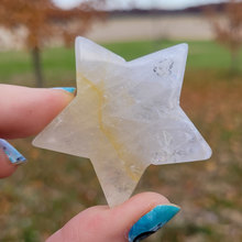 Load image into Gallery viewer, Golden Healer Quartz Star Carving - Golden Healer Quartz Crystal