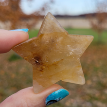 Load image into Gallery viewer, Golden Healer Quartz Star Carving - Golden Healer Quartz Crystal