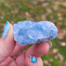 Load image into Gallery viewer, Celestite Geode Druzy Cluster - 2-3 inch
