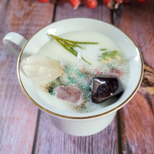 Load image into Gallery viewer, Vintage Holiday Tea Cup Candle (Cozy Cabin)