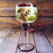 Load image into Gallery viewer, Holiday Chalice Candle (Cozy Cabin)