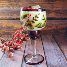 Load image into Gallery viewer, Holiday Chalice Candle (Cozy Cabin)