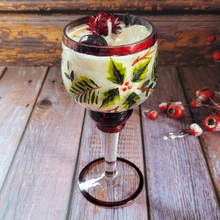 Load image into Gallery viewer, Holiday Chalice Candle (Cozy Cabin)