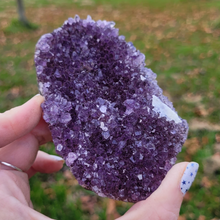 Load image into Gallery viewer, Amethyst Crystal Cluster - Druzy Amethyst Cluster