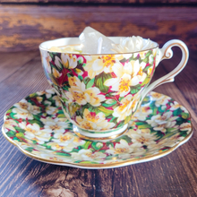 Load image into Gallery viewer, Vintage Tea Cup Candle with Saucer (Angelica)