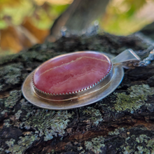 Load image into Gallery viewer, Rhodocrosite Sterling Silver Pendant Necklace