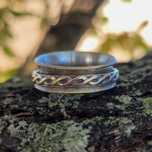 Load image into Gallery viewer, Sterling Silver Spinner Ring - Worry Ring - Meditation Ring