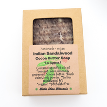 Load image into Gallery viewer, Vegan handmade sandalwood soap