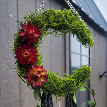 Load image into Gallery viewer, Crescent moon witches bells wreath