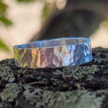 Load image into Gallery viewer, Hammered Sterling Silver Ring - 5mm
