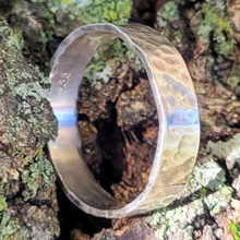 Load image into Gallery viewer, Hammered Sterling Silver Ring - 5mm