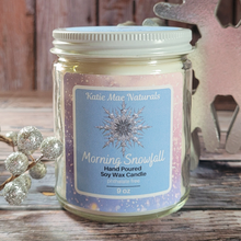 Load image into Gallery viewer, Morning Snowfall Soy Wax Candle - 9 oz