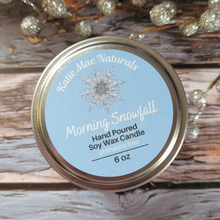 Load image into Gallery viewer, Morning Snowfall Soy Wax Candle - 6 oz