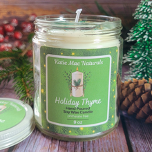 Load image into Gallery viewer, Holiday Thyme Soy Wax Candle - 9 oz