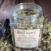 Load image into Gallery viewer, Organic Mugwort dried cut and sifted