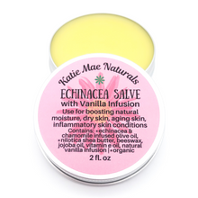 Load image into Gallery viewer, Echinacea Salve with Chamomile and Vanilla - Herb Infused Salve - Boost Natural Moisture