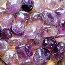 Load image into Gallery viewer, Large Grade A Tumbled Amethyst Crystals - 1-1.5 inch