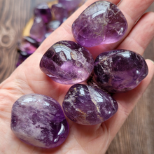 Load image into Gallery viewer, Large Grade A Tumbled Amethyst Crystals - 1-1.5 inch