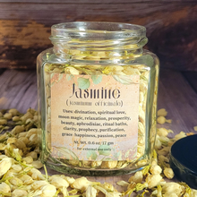 Load image into Gallery viewer, Dried Jasmine Flowers | Loose Jasmine Herb for Tea, Ritual, & Incense