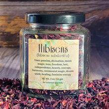 Load image into Gallery viewer, Dried organic Hibiscus flowers