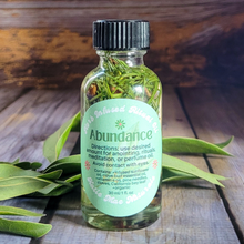 Load image into Gallery viewer, Abundance Herb Infused Ritual Oil - 1 oz Mini