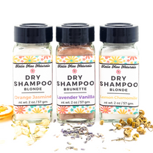 Load image into Gallery viewer, Natural dry shampoo powder in glass shaker jar