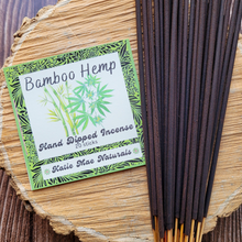 Load image into Gallery viewer, Bamboo hemp hand dipped incense sticks