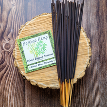 Load image into Gallery viewer, Bamboo hemp hand dipped incense sticks