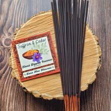 Load image into Gallery viewer, Saffron and cedar incense sticks