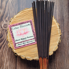 Load image into Gallery viewer, Lotus blossom hand dipped incense sticks