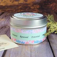 Load image into Gallery viewer, The Ostara Spring Equinox Candle (Pink Lilac and Willow) - 6 oz