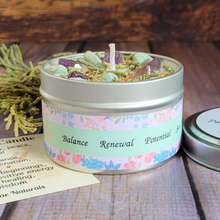 Load image into Gallery viewer, The Ostara Spring Equinox Candle (Pink Lilac and Willow) - 6 oz