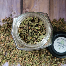 Load image into Gallery viewer, Organic tulsi tea herb jar