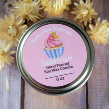 Load image into Gallery viewer, Buttercream Soy Wax Candle - 6 oz Soy Candle
