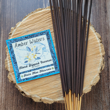 Load image into Gallery viewer, Amber waters hand dipped incense sticks