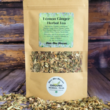 Load image into Gallery viewer, Organic Lemon Ginger Herbal Tea - Loose Leaf Tea Blend