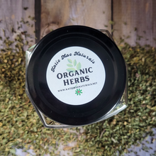 Load image into Gallery viewer, Organic Dried Peppermint Leaf Apothecary Herb Jar