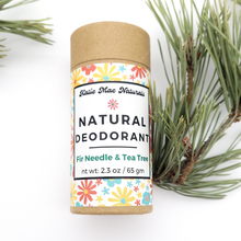 Load image into Gallery viewer, Zero waste natural deodorant with tea tree essential oil